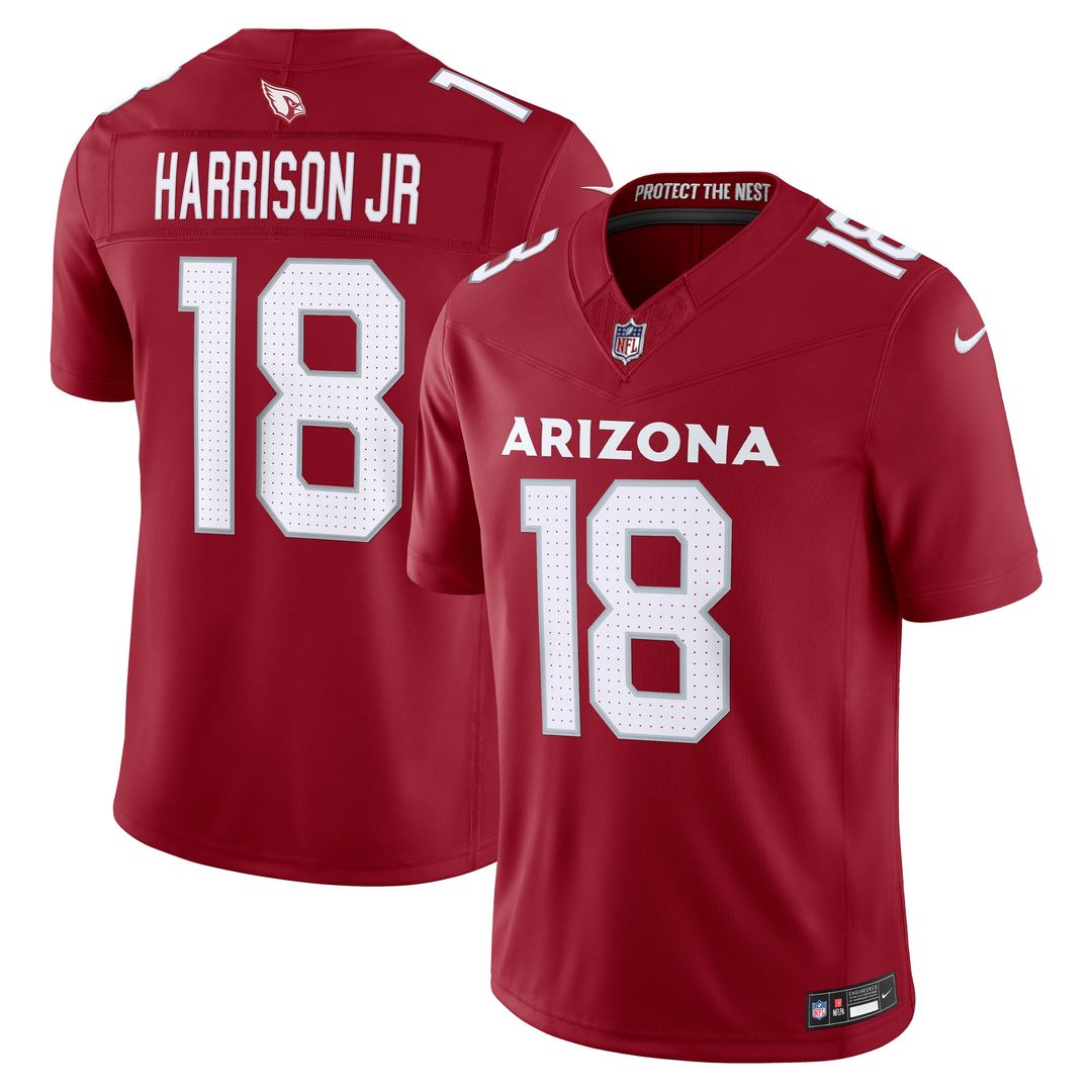 Marvin Harrison Jr. Arizona Cardinals Cardinal Team Vapor F.U.S.E. Stitched Limited Jersey