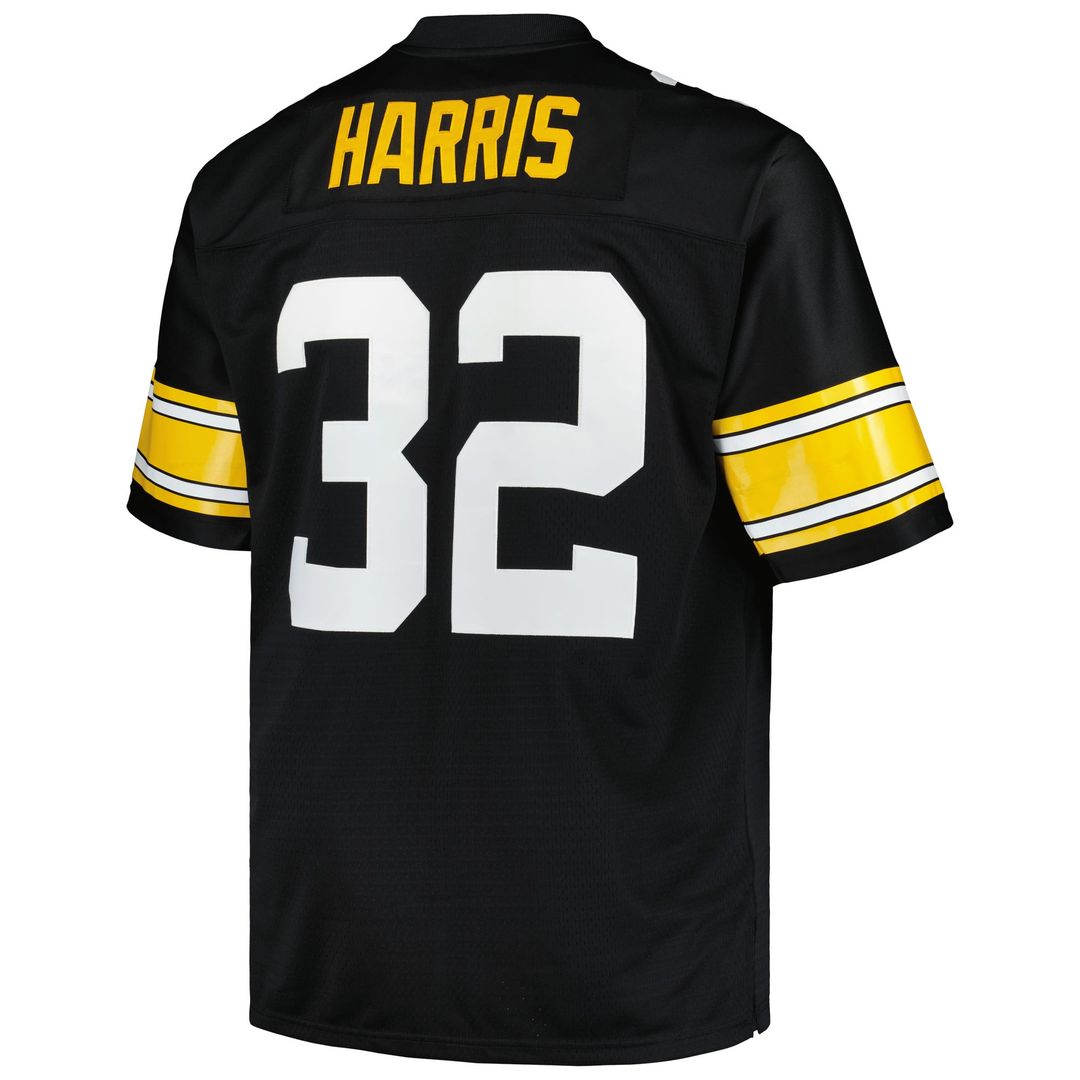 Franco Harris Pittsburgh Steelers Black Big & Tall 1976 Legacy Retired Player Jersey