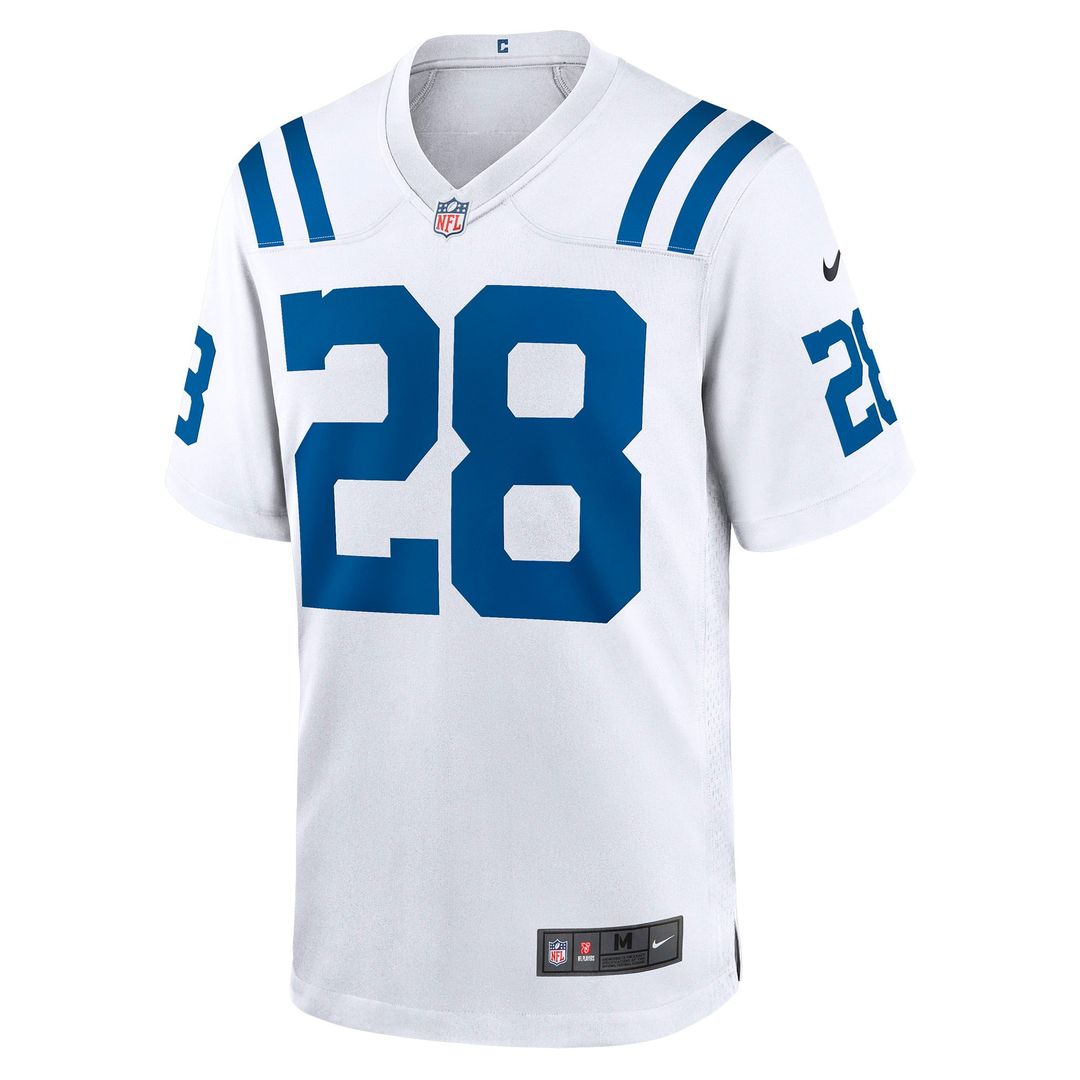 Jonathan Taylor Indianapolis Colts White Player Game Jersey