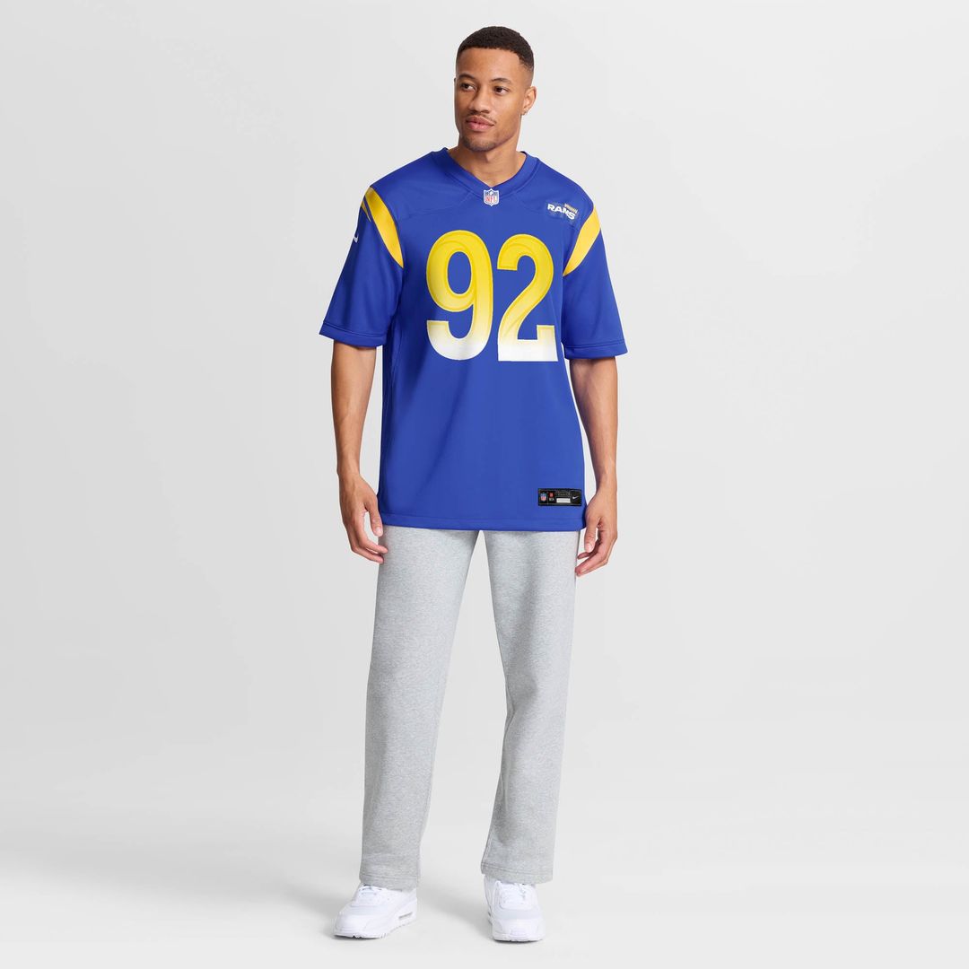 Harrison Mevis Los Angeles Rams Royal Team Game Jersey