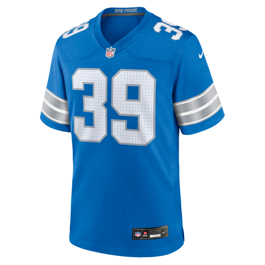 Jake Bates Detroit Lions Blue Team Game Jersey