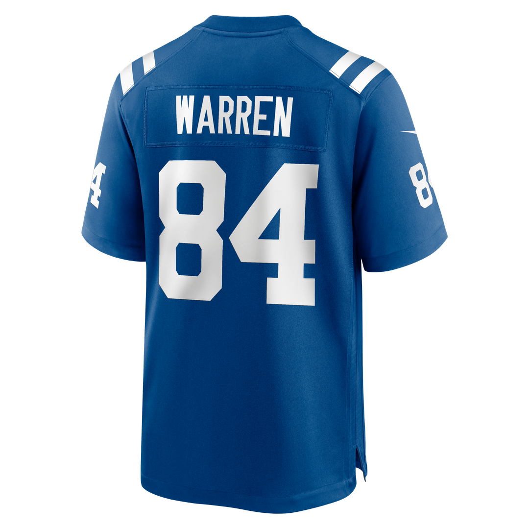 Tyler Warren Indianapolis Colts Royal Team Game Jersey
