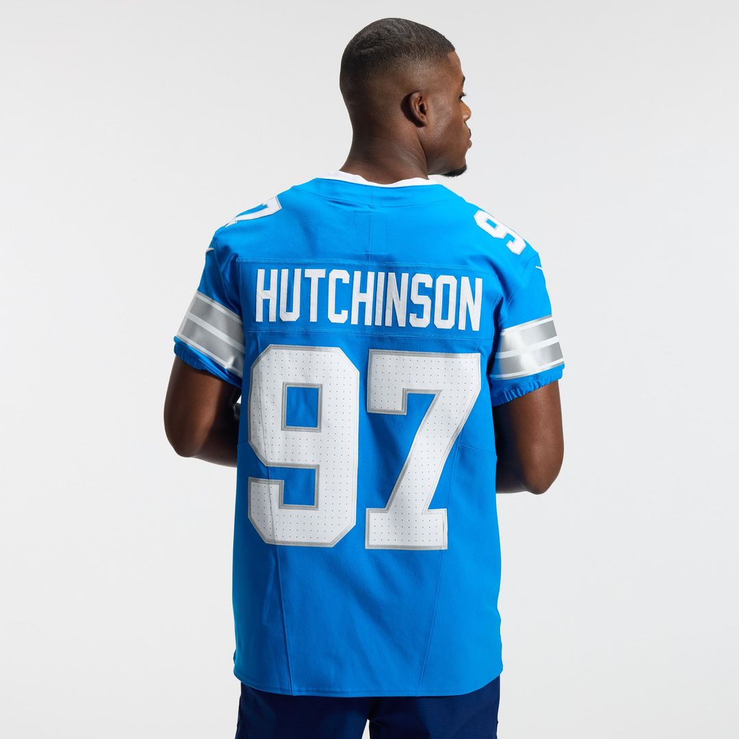 Aidan Hutchinson Detroit Lions Black Alternate Vapor F.U.S.E. Elite Jersey