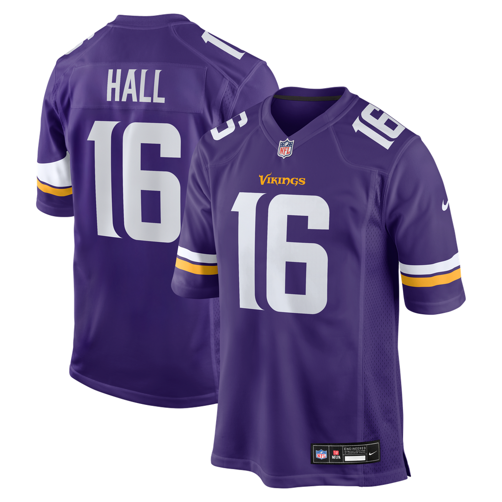 Jaren Hall Minnesota Vikings Purple Game Jersey
