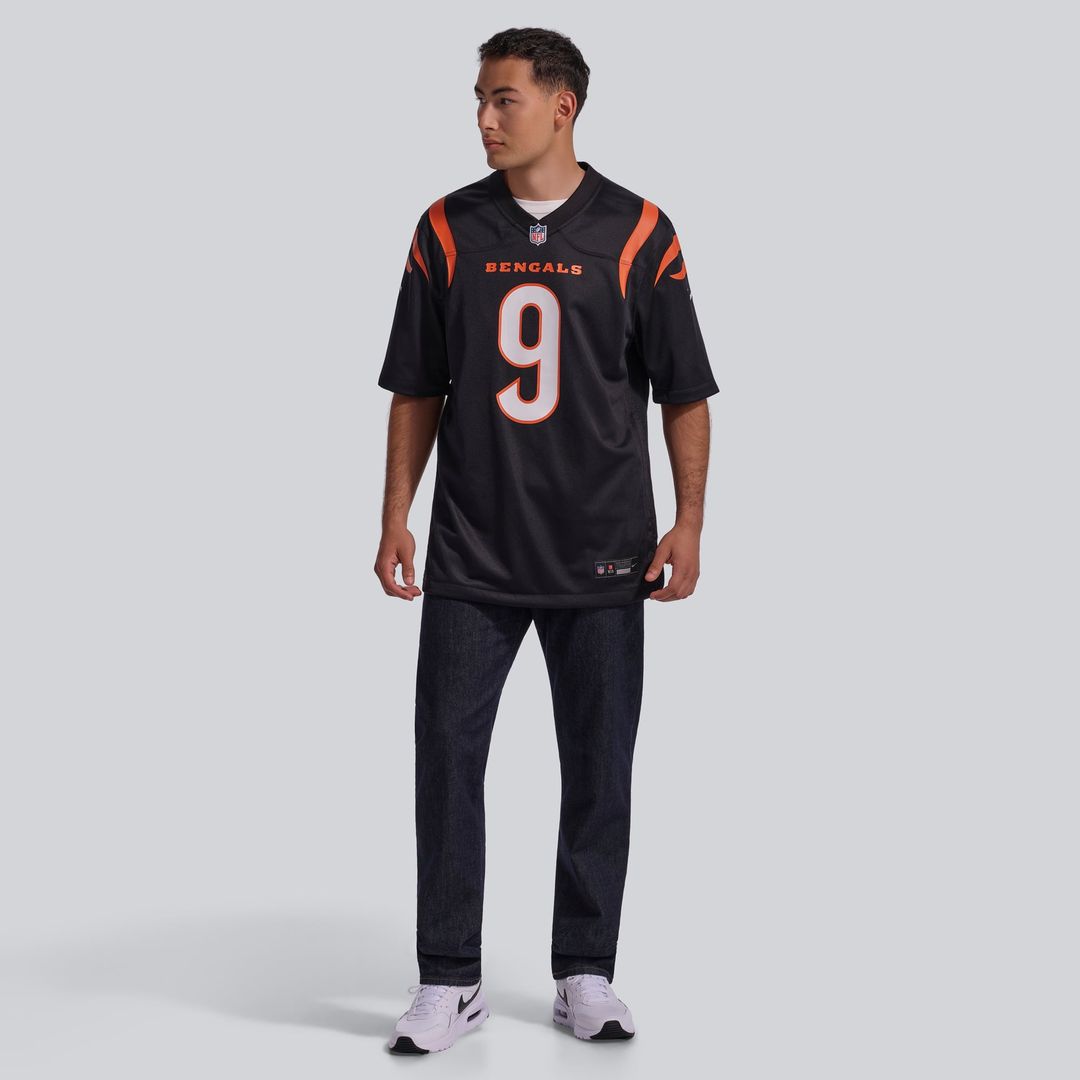 Joe Burrow Cincinnati Bengals Orange Alternate Game Jersey