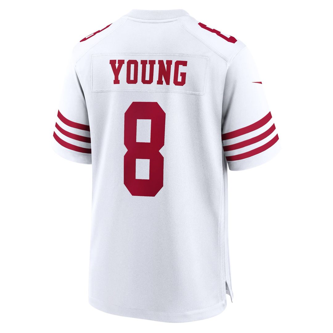 Steve Young San Francisco 49ers White Retired Player Game Jersey