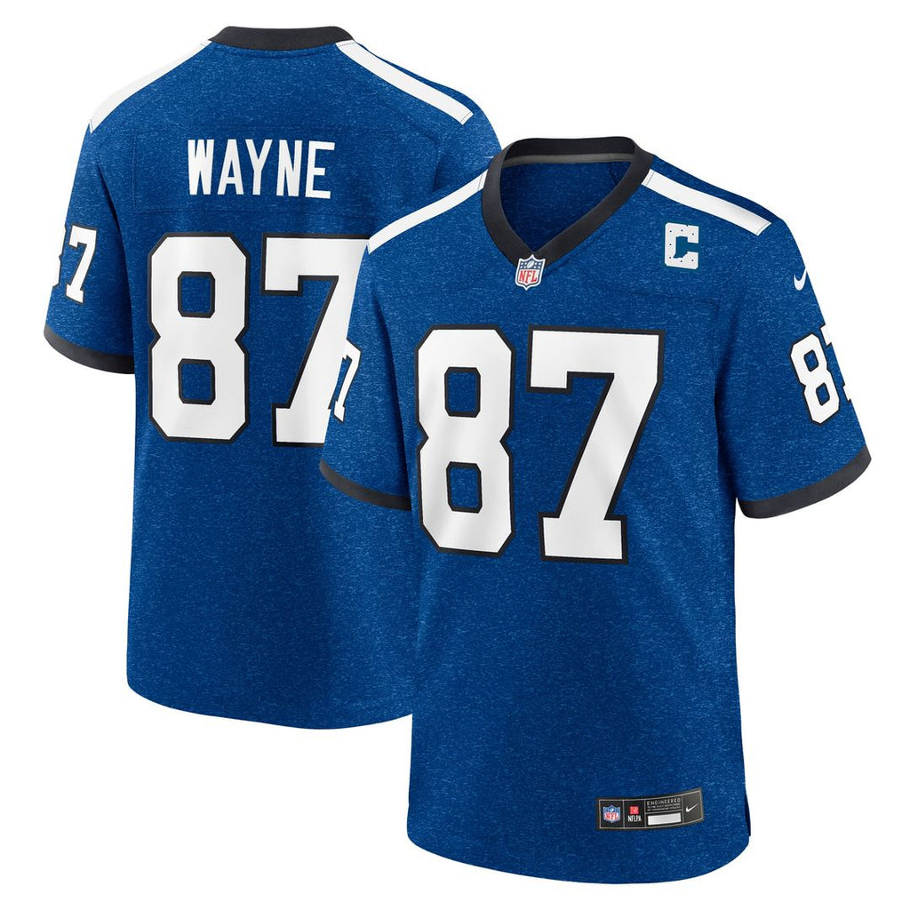 Reggie Wayne Indianapolis Colts Blue Retired Player Alternate Game Jersey