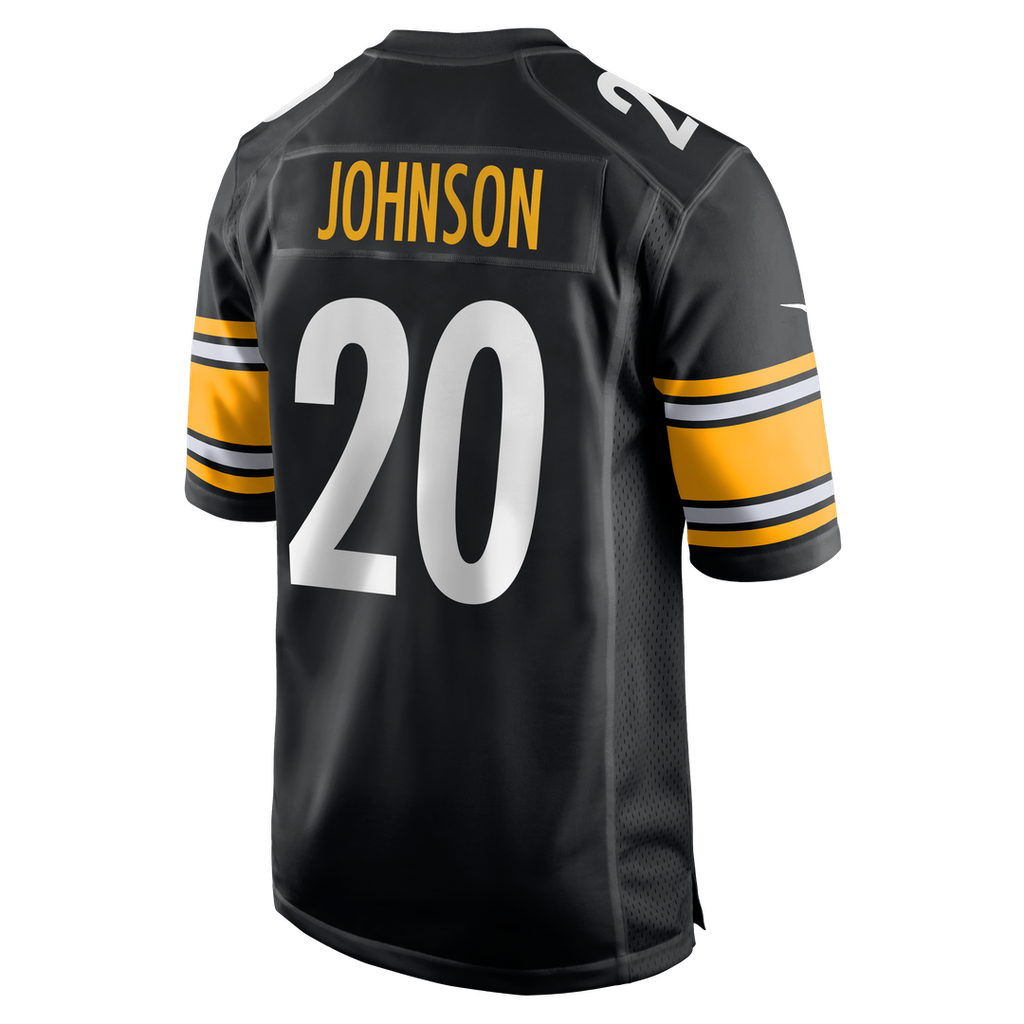 Kaleb Johnson Pittsburgh Steelers Black Team Game Jersey