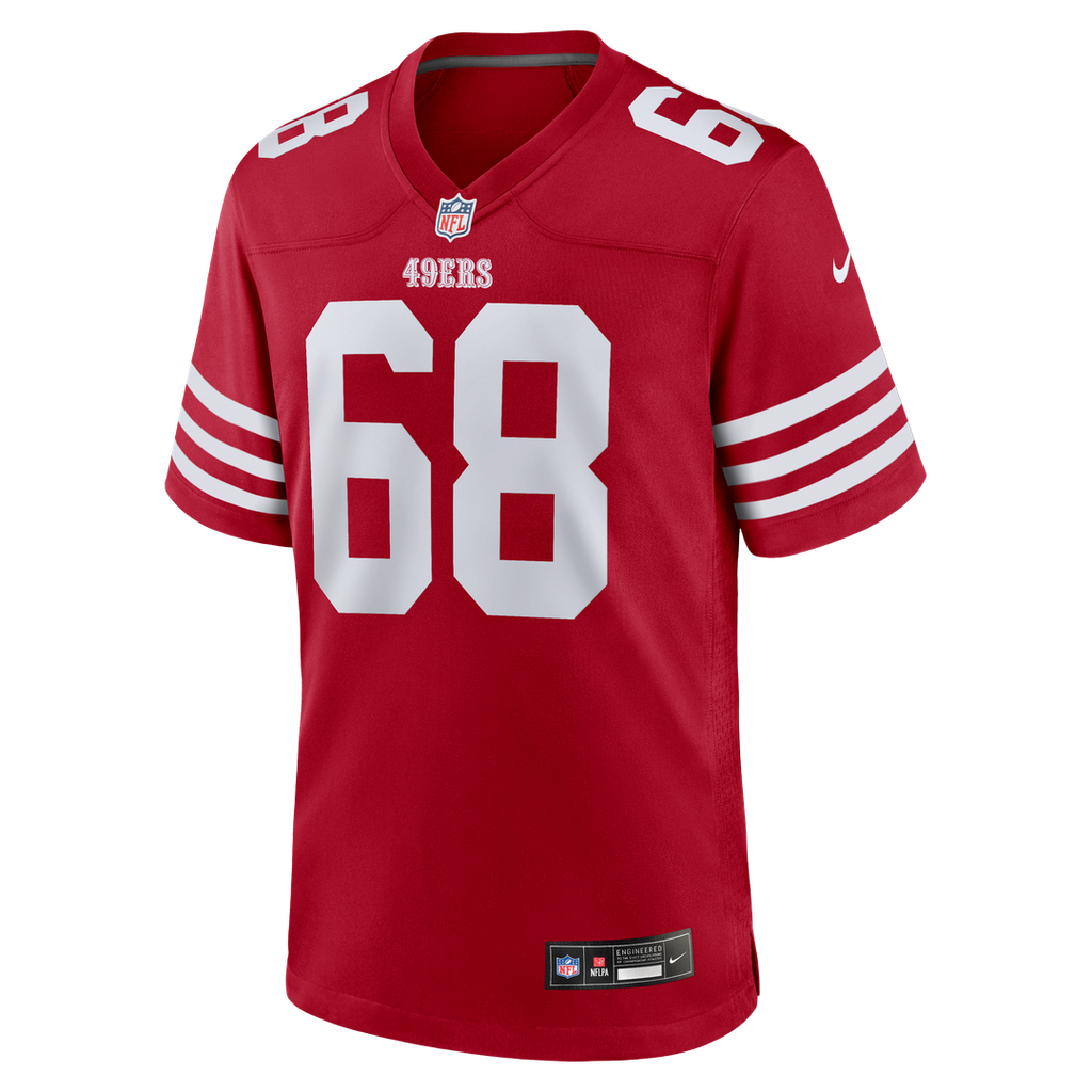 Colton McKivitz San Francisco 49ers Scarlet Game Jersey