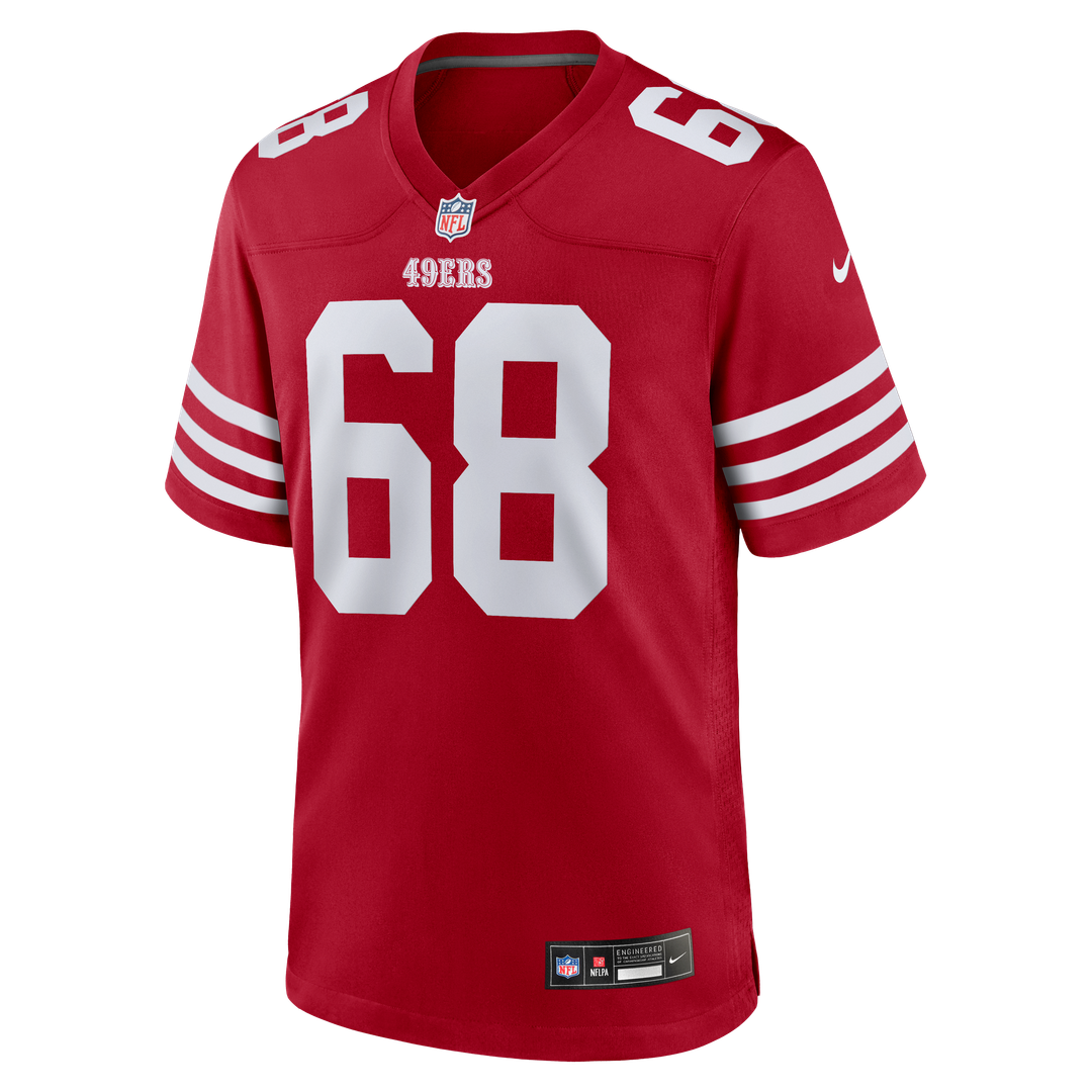 Colton McKivitz San Francisco 49ers Scarlet Game Jersey