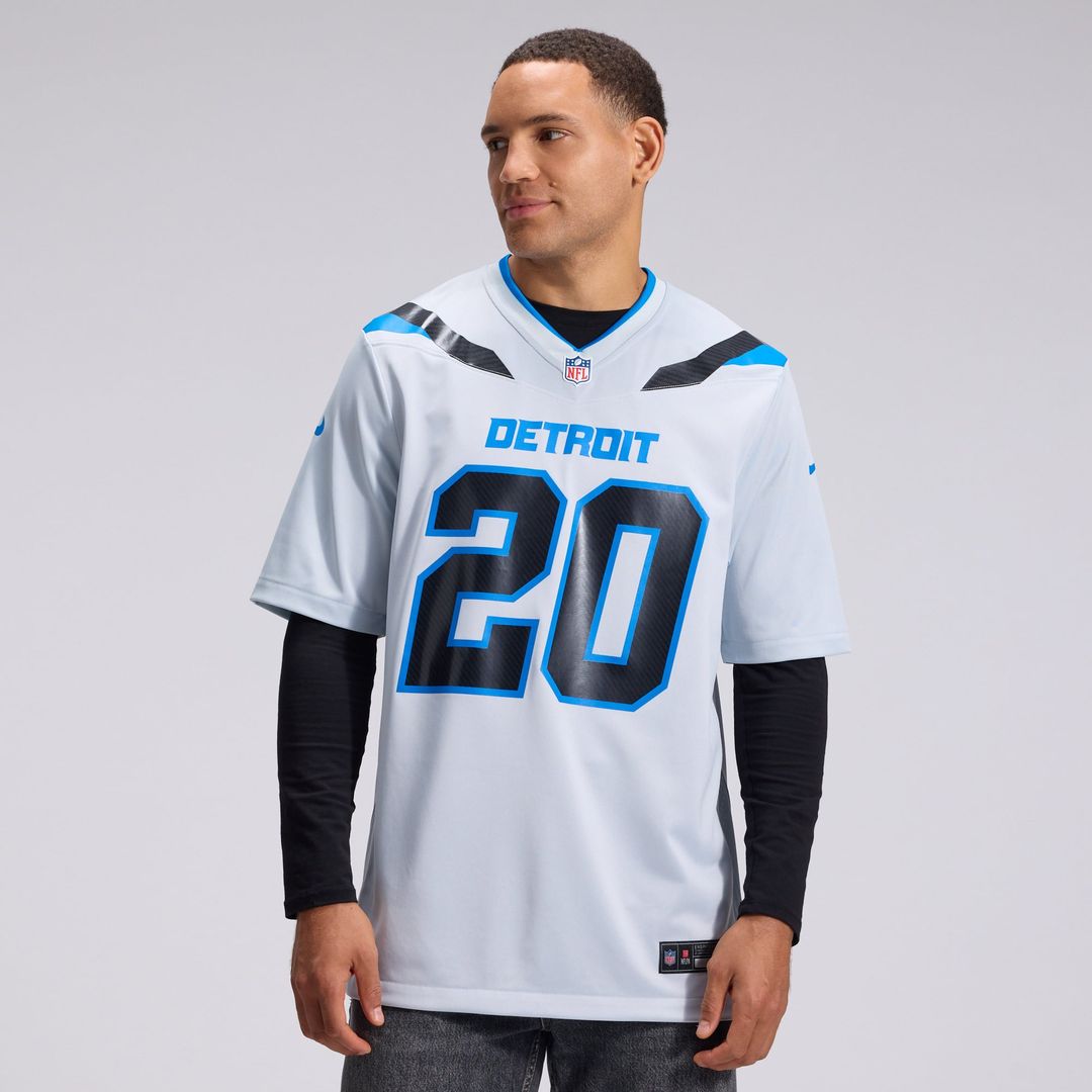 Barry Sanders Detroit Lions Silver 2026 Rivalries Collection Game Jersey