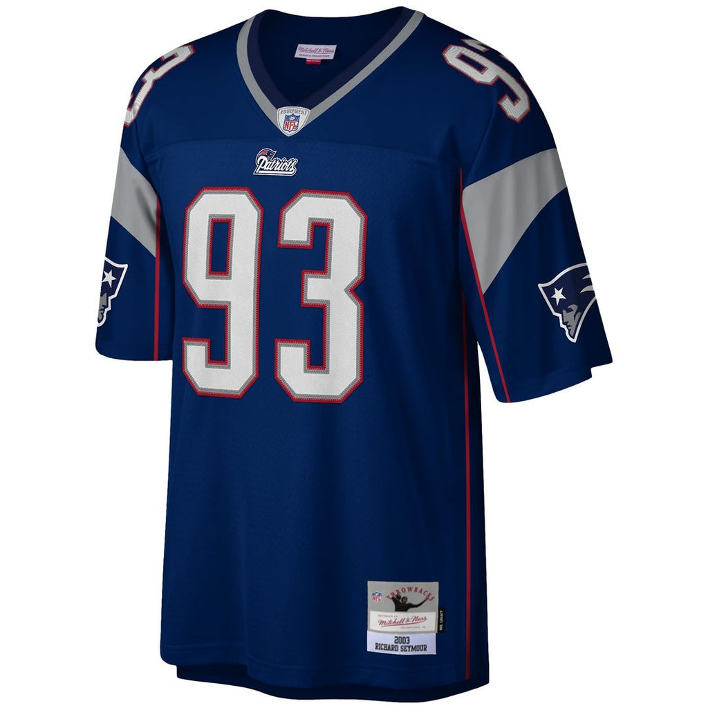 Richard Seymour New England Patriots Navy Legacy Replica Jersey