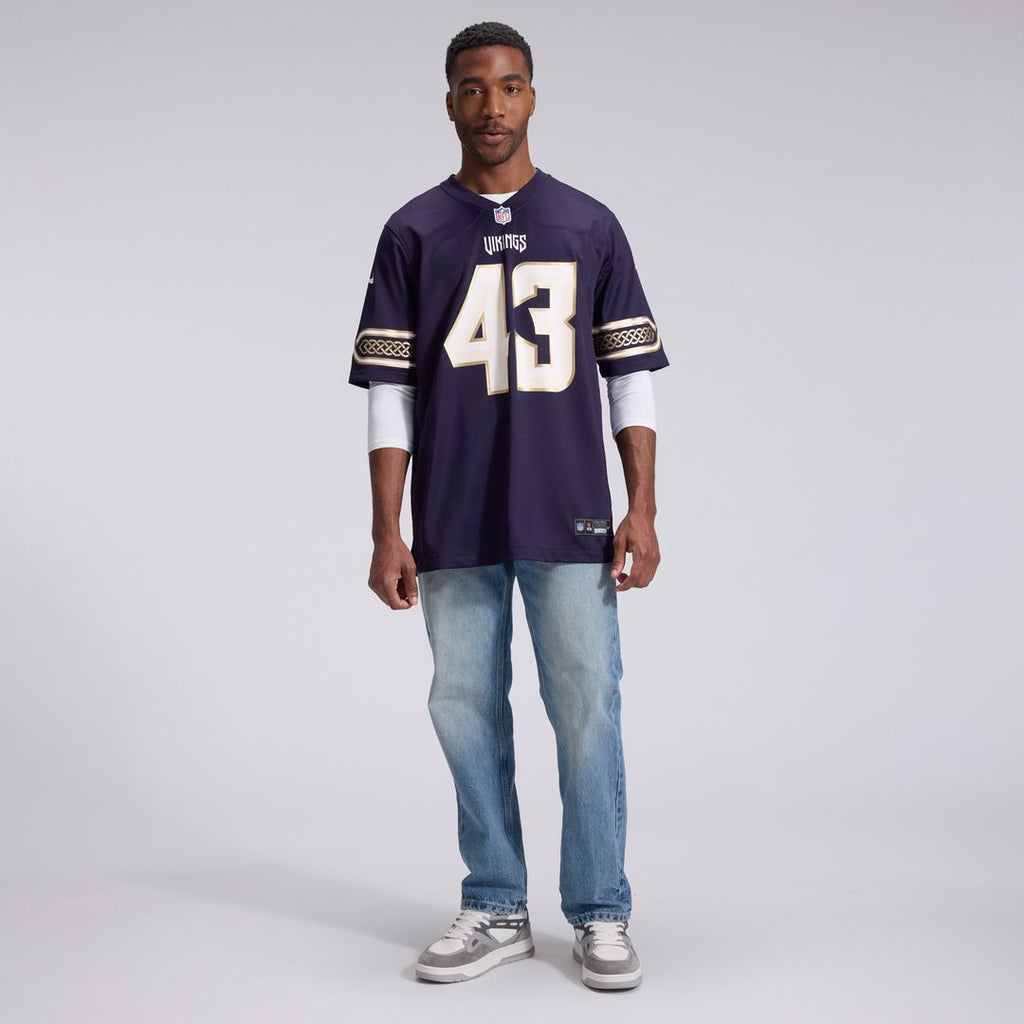 Andrew Van Ginkel Minnesota Vikings Purple 2026 Rivalries Collection Game Jersey