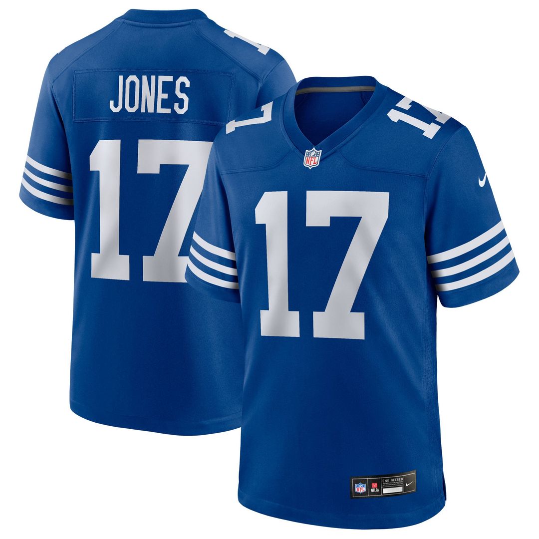 Daniel Jones Indianapolis Colts Royal Alternate Game Jersey