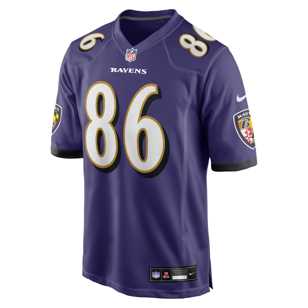 Cornelius Johnson Baltimore Ravens Purple Team Game Jersey