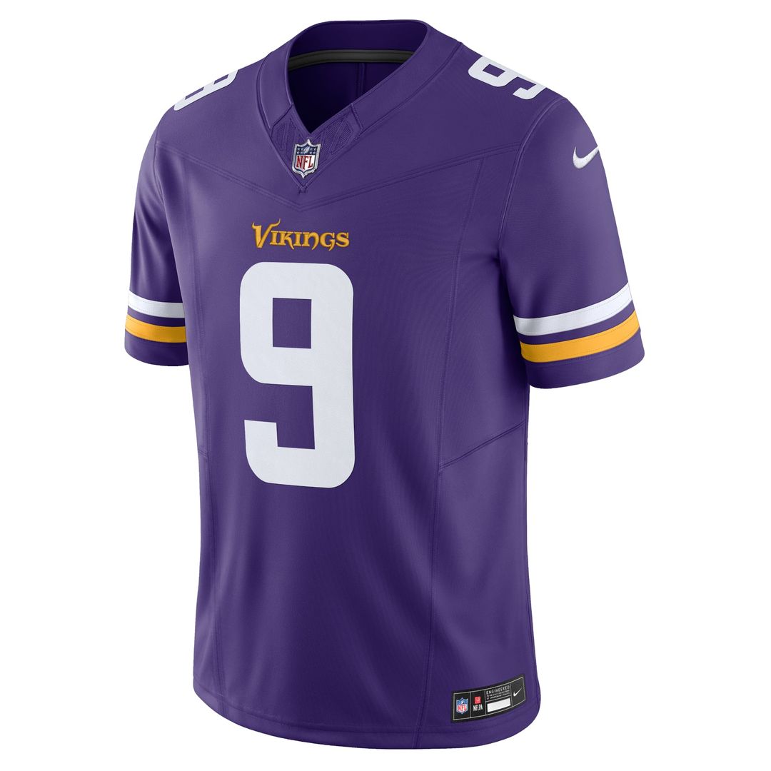 J.J. McCarthy Minnesota Vikings White Vapor F.U.S.E. Limited Jersey