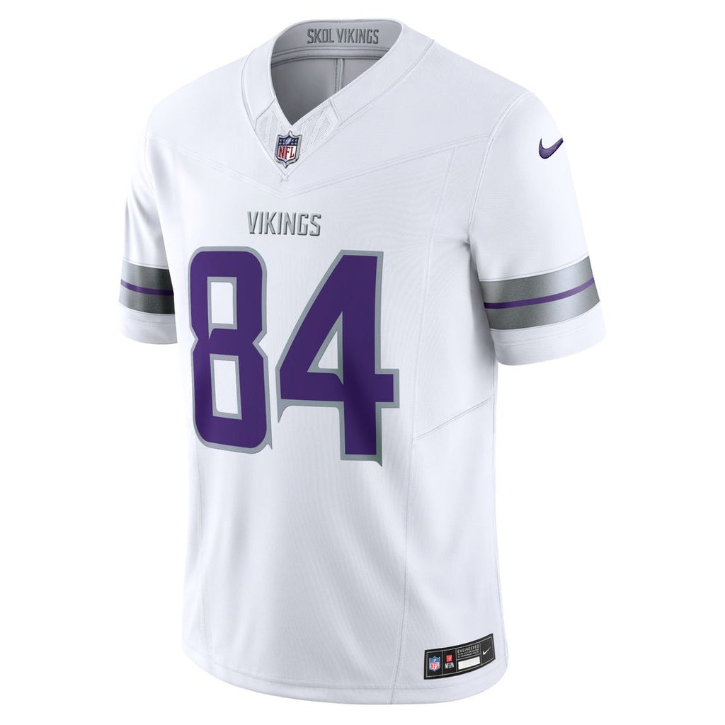 Randy Moss Minnesota Vikings White Alternate Vapor F.U.S.E. Retired Player Limited Jersey