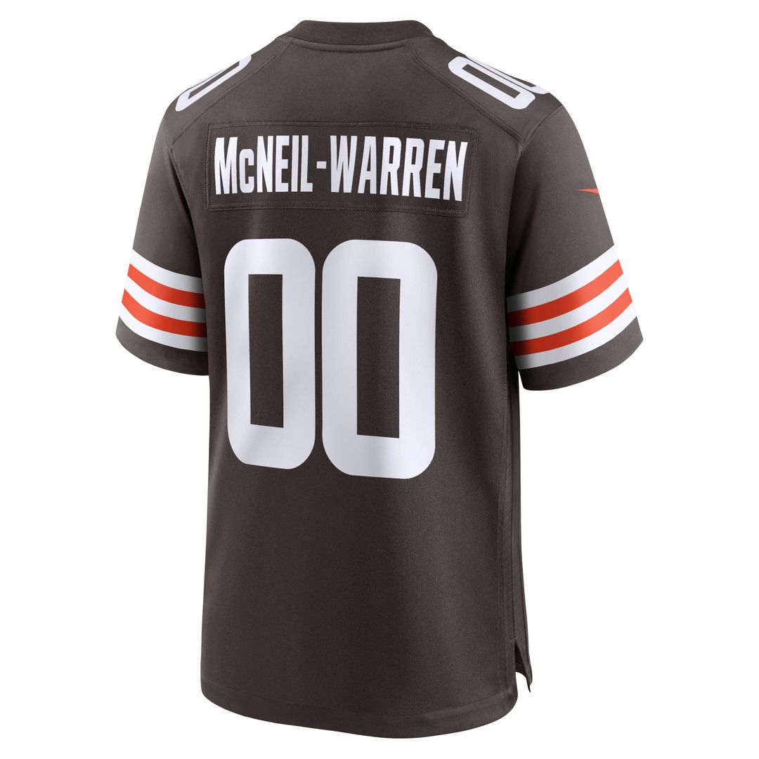 Emmanuel McNeil-Warren Cleveland Browns Brown Game Jersey