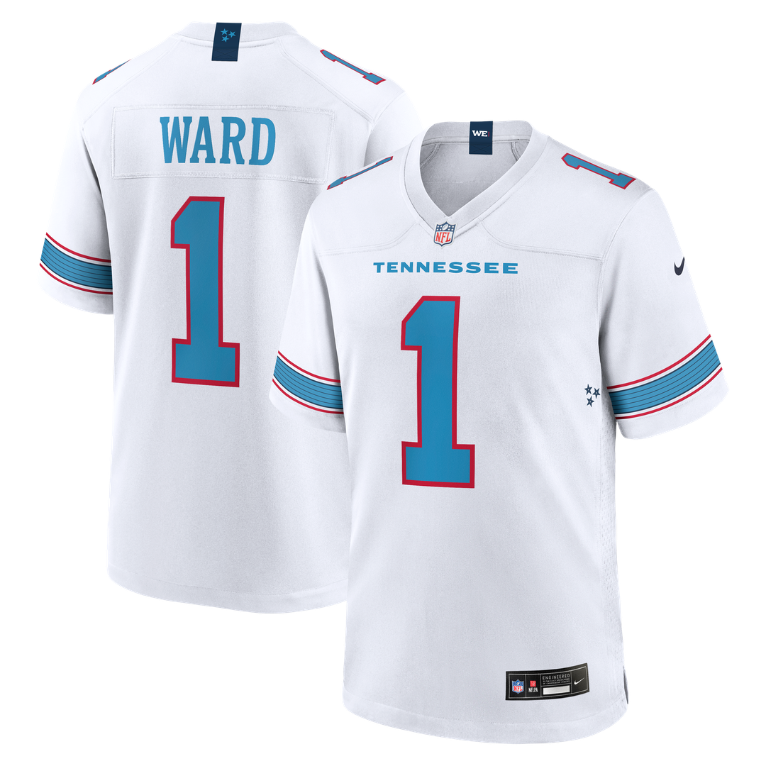 Cameron Ward Tennessee Titans Light Blue Game Jersey