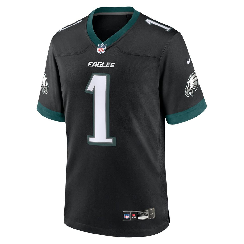 Jalen Hurts Philadelphia Eagles Black Alternate Game Jersey