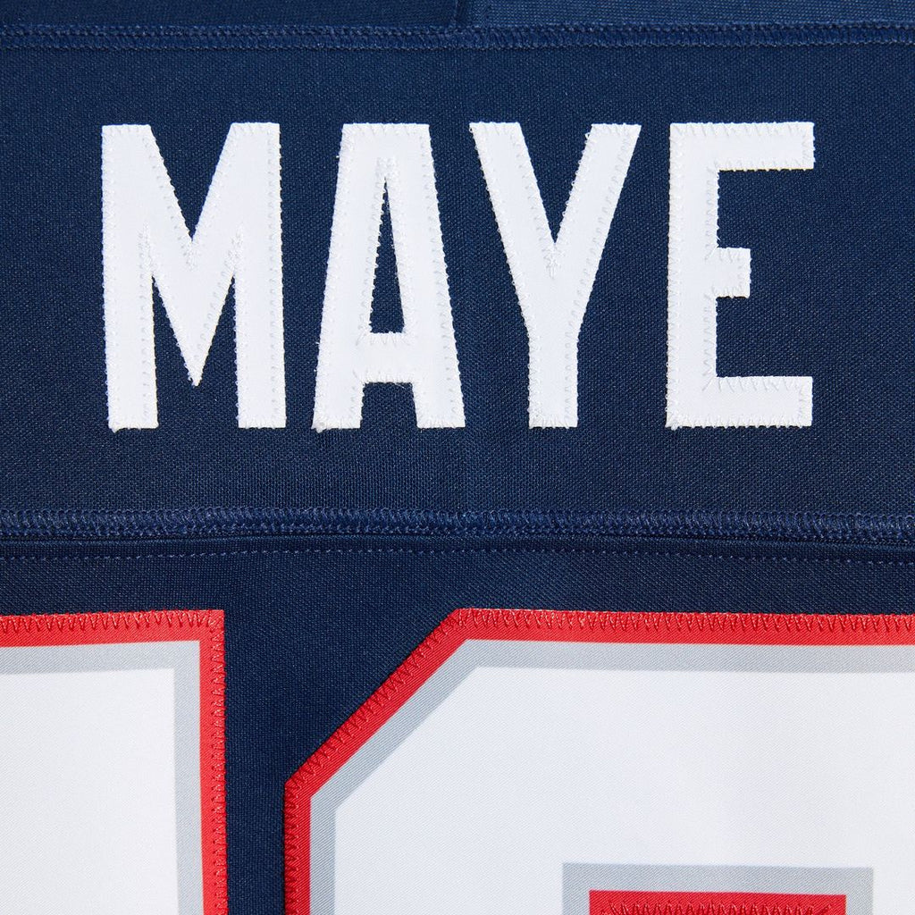 Drake Maye New England Patriots Navy Team Vapor F.U.S.E. Stitched Limited Jersey