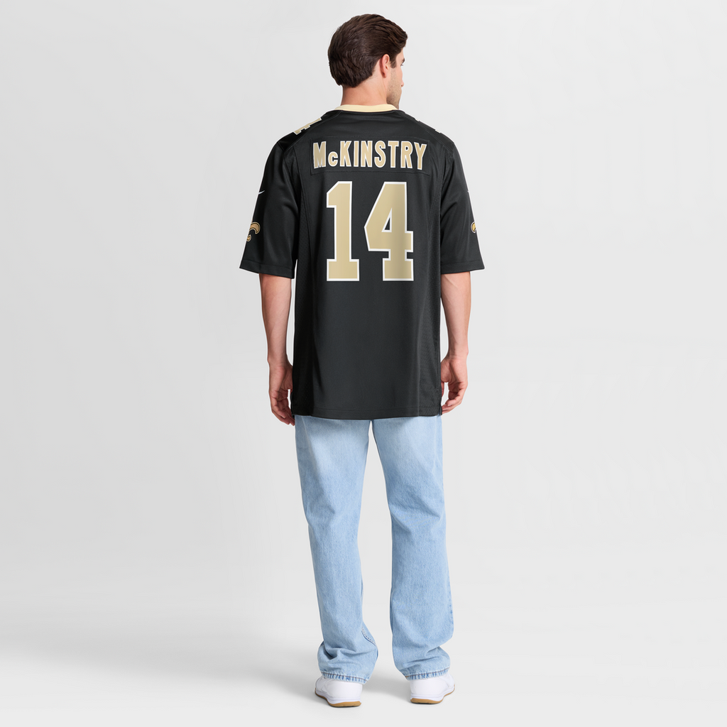 Ga'Quincy McKinstry New Orleans Saints Black Player Game Jersey