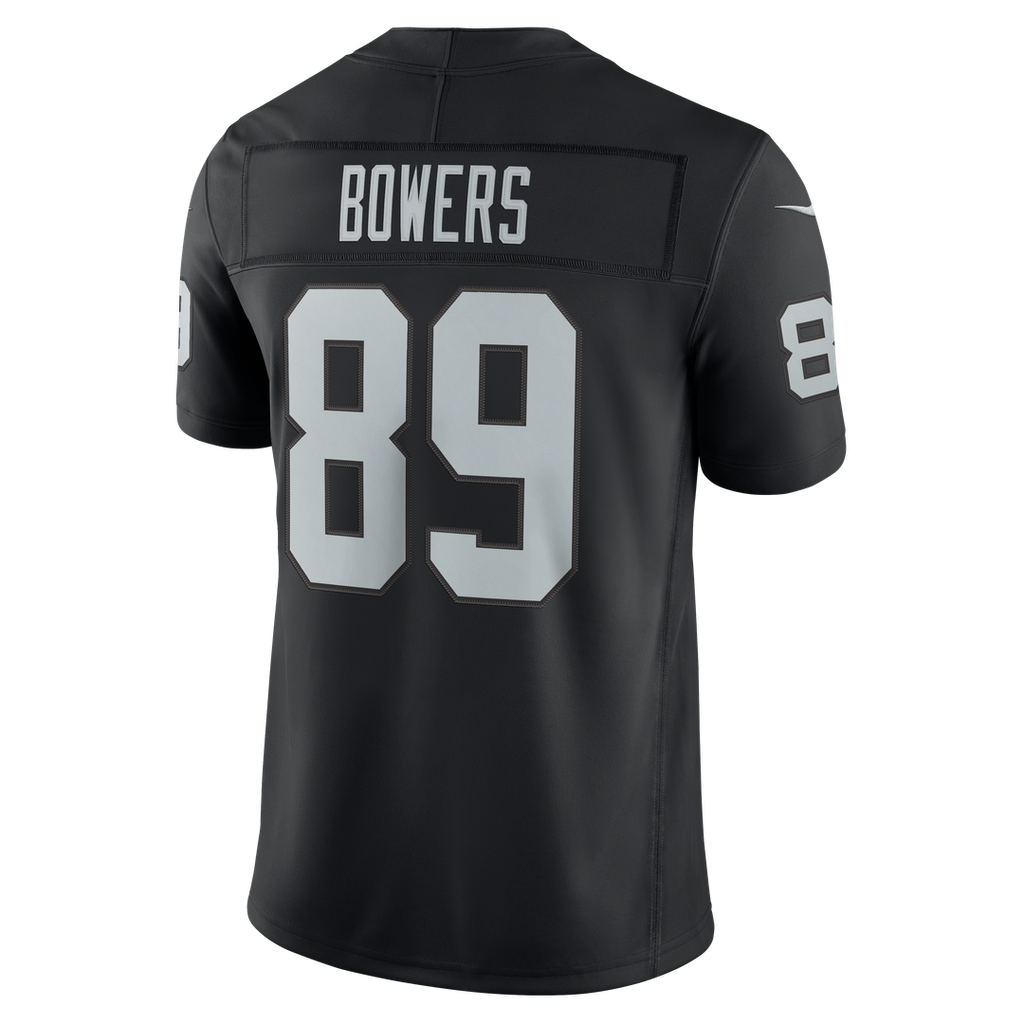 Brock Bowers Las Vegas Raiders White Vapor F.U.S.E. Stitched Limited Jersey