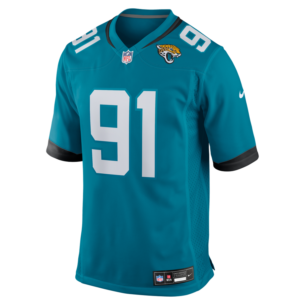 Arik Armstead Jacksonville Jaguars Teal Team Game Jersey