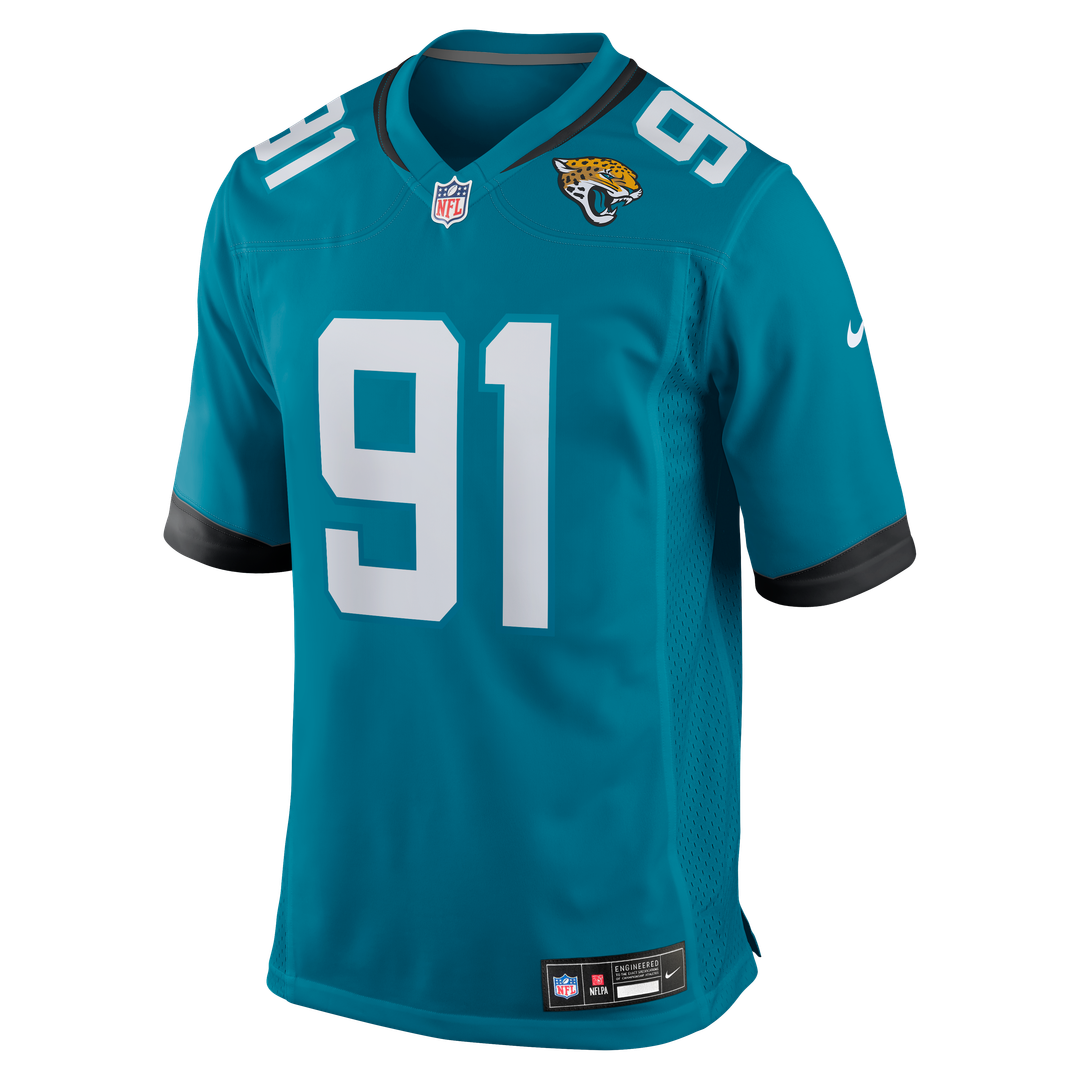 Arik Armstead Jacksonville Jaguars Teal Team Game Jersey