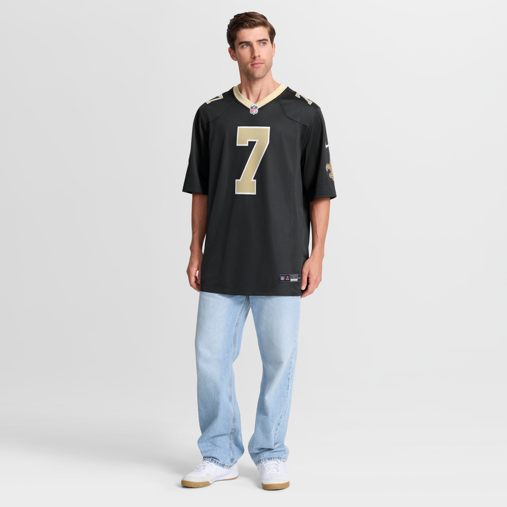 Taysom Hill New Orleans Saints Gold Gameday Golds Alternate Game Player Jersey