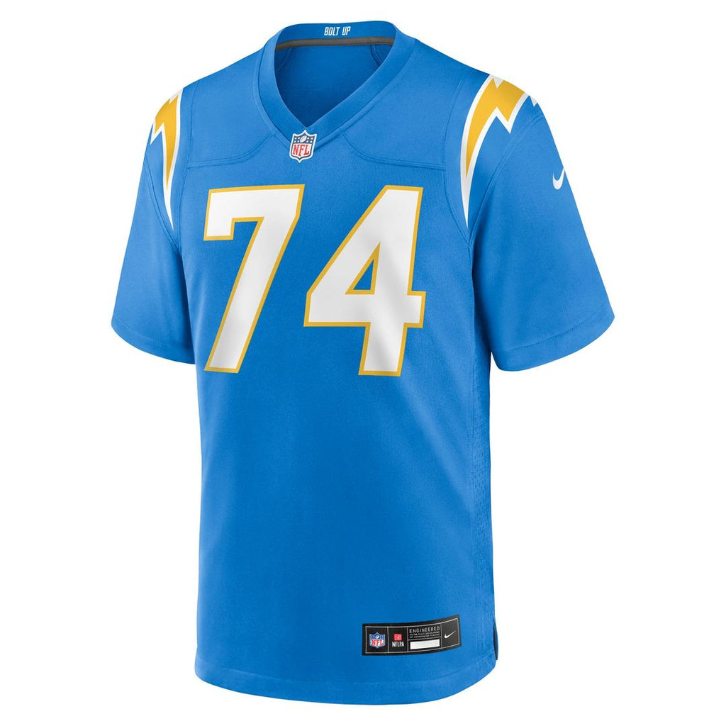 Kayode Awosika Los Angeles Chargers Powder Blue Team Game Jersey