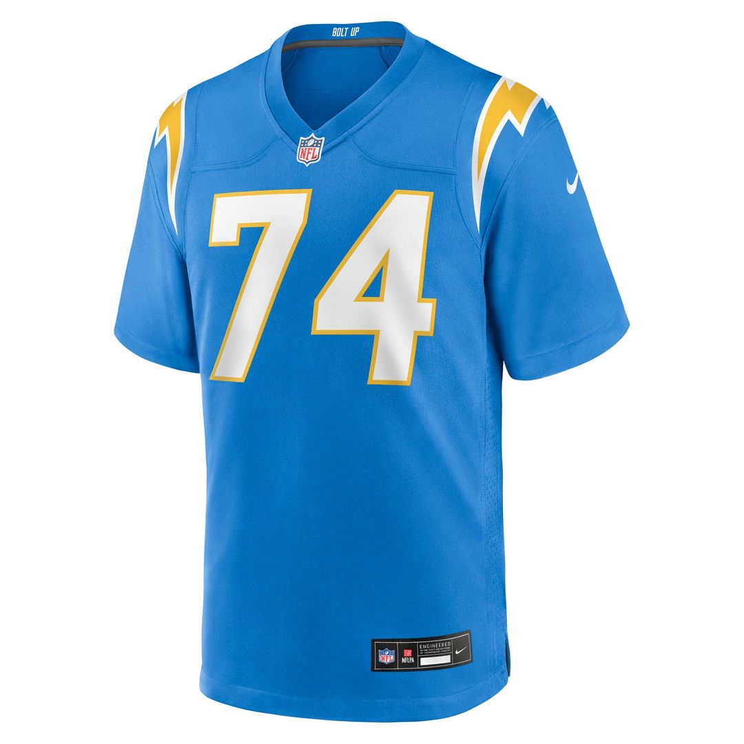 Kayode Awosika Los Angeles Chargers Powder Blue Team Game Jersey