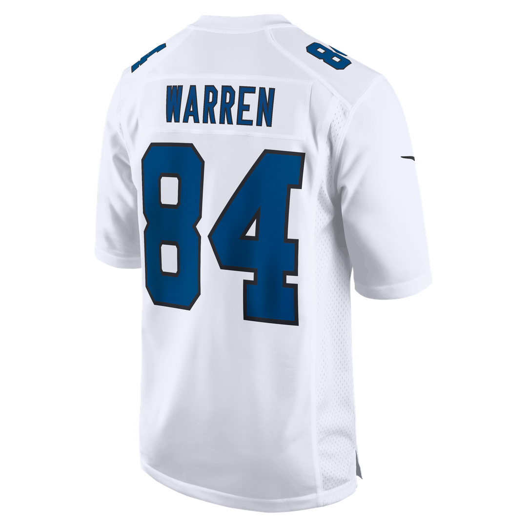 Tyler Warren Indianapolis Colts Tundra White Fashion Game Jersey