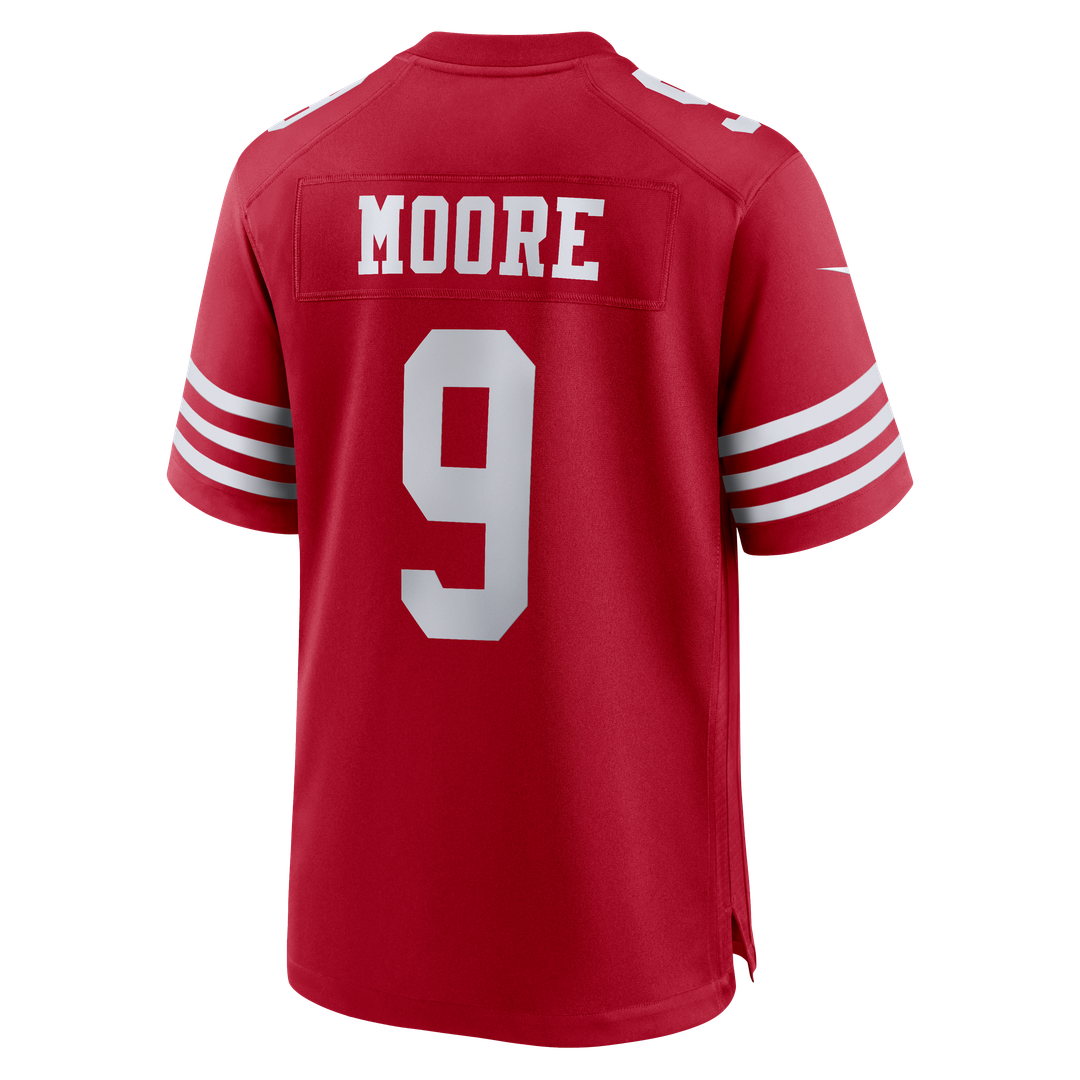 Skyy Moore San Francisco 49ers Scarlet Team Game Jersey