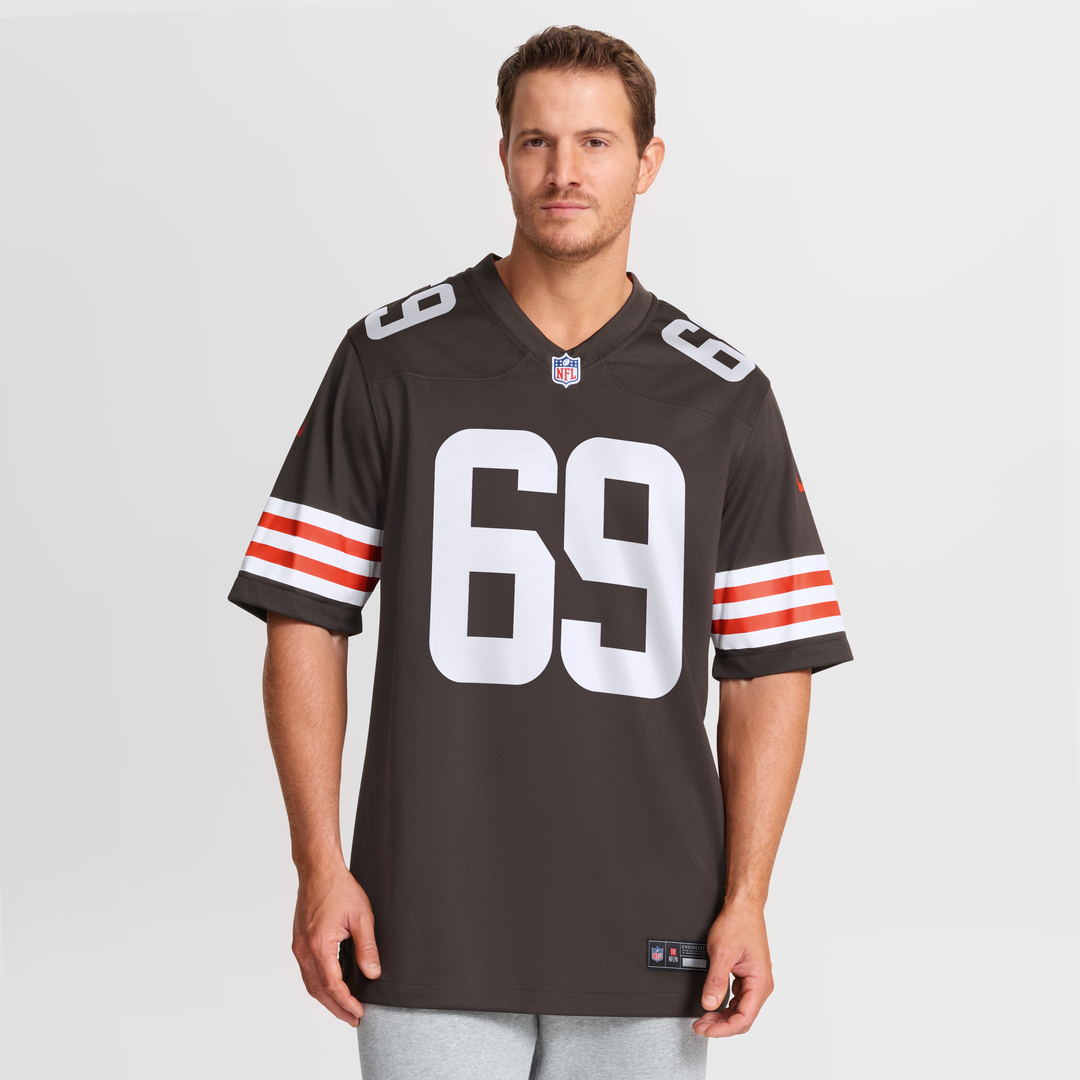 Tyre Phillips Cleveland Browns Brown Team Game Jersey