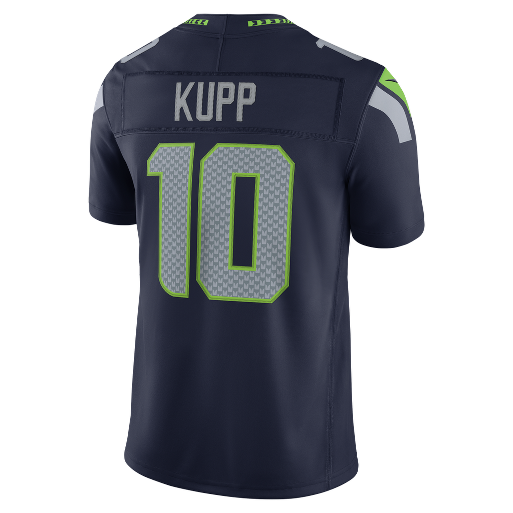 Cooper Kupp Seattle Seahawks College Navy Team Vapor F.U.S.E. Stitched Limited Jersey