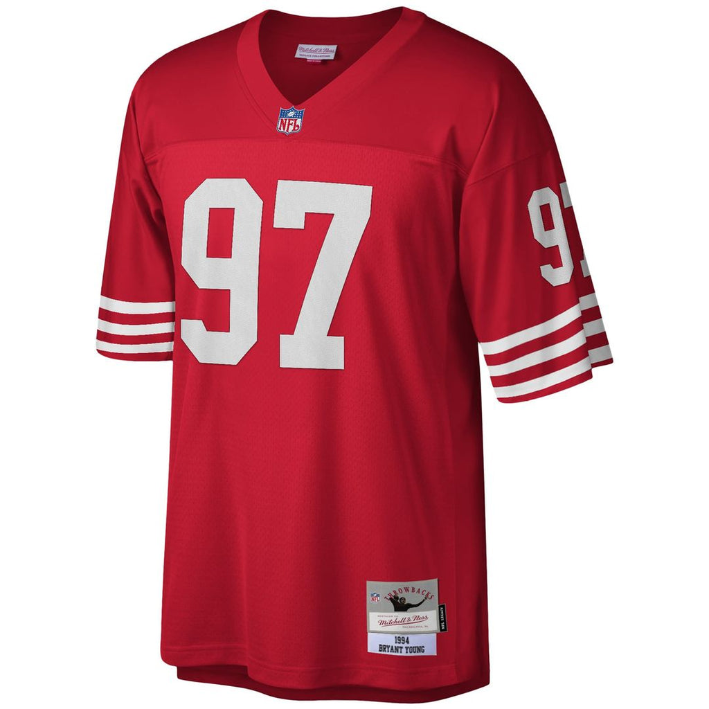 Bryant Young San Francisco 49ers Scarlet Legacy Replica Jersey