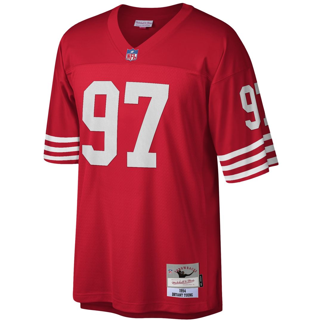 Bryant Young San Francisco 49ers Scarlet Legacy Replica Jersey