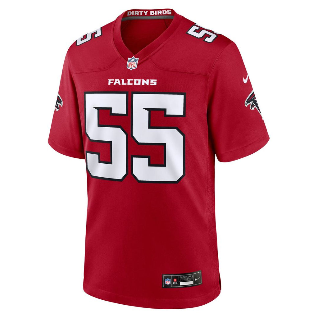 Za'Darius Smith Atlanta Falcons Red Team Game Jersey