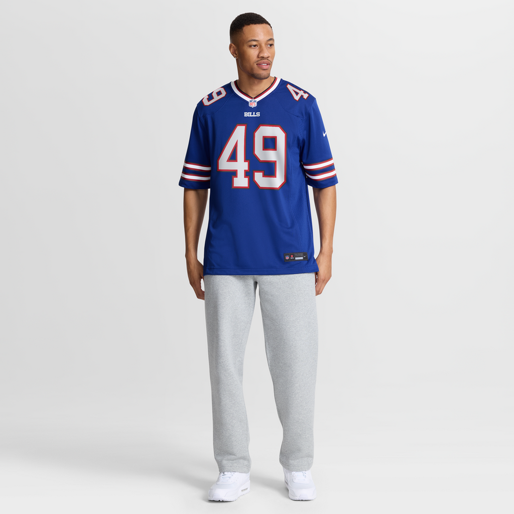 DaShaun White Buffalo Bills Royal Team Game Jersey