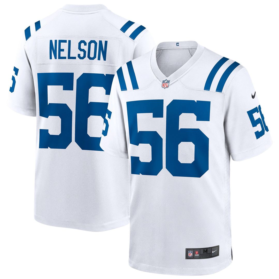 Quenton Nelson Indianapolis Colts White Game Player Jersey