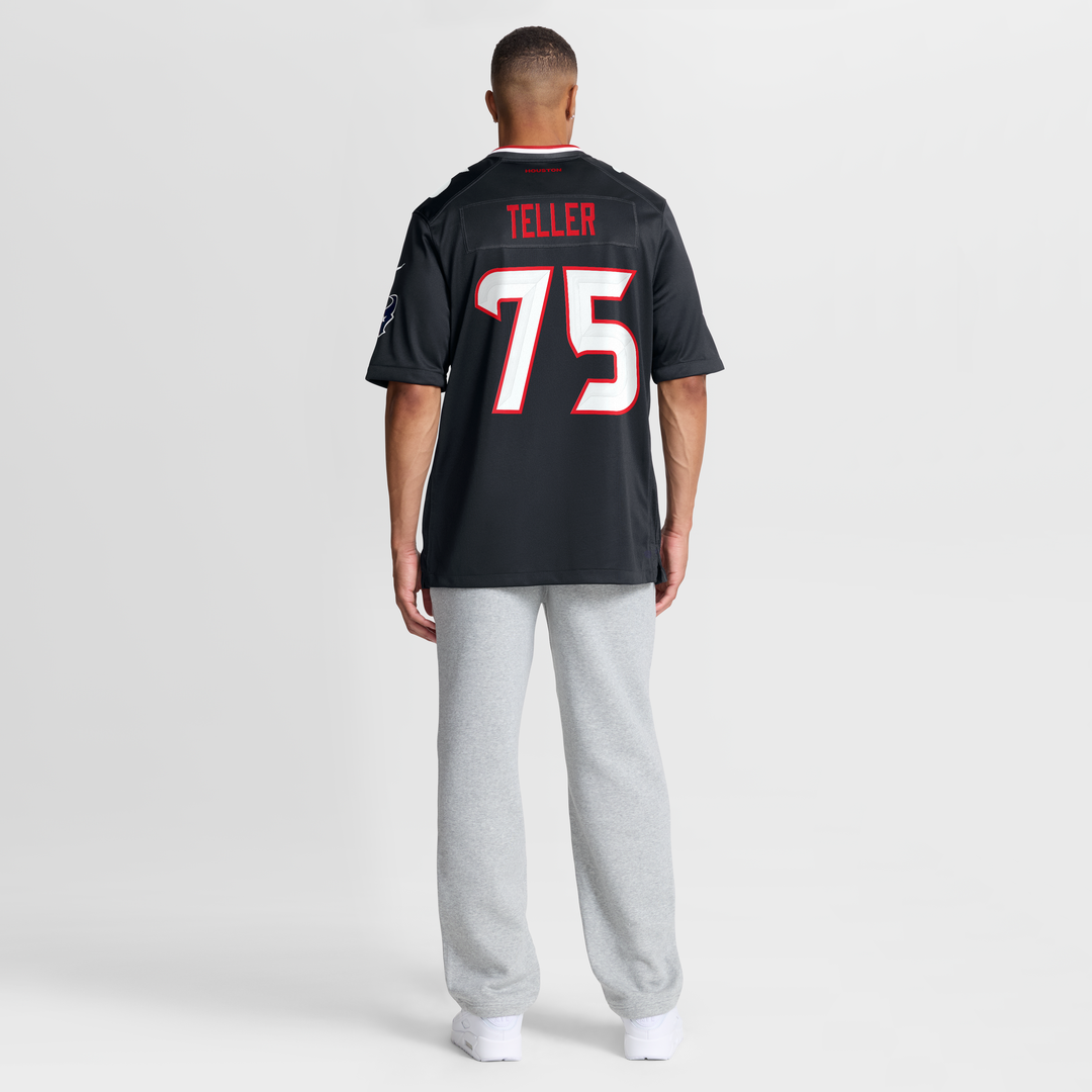Wyatt Teller Houston Texans Navy Team Game Jersey