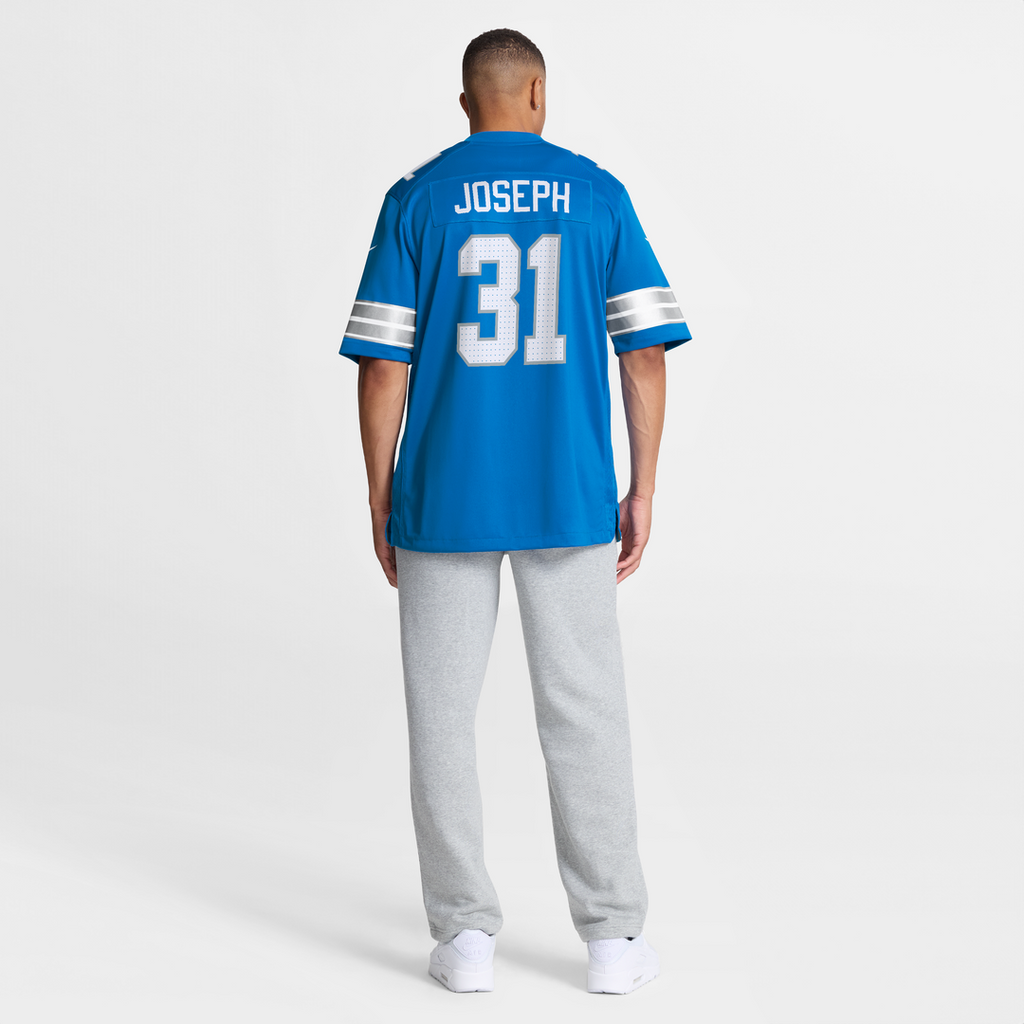 Kerby Joseph Detroit Lions Blue Team Game Jersey