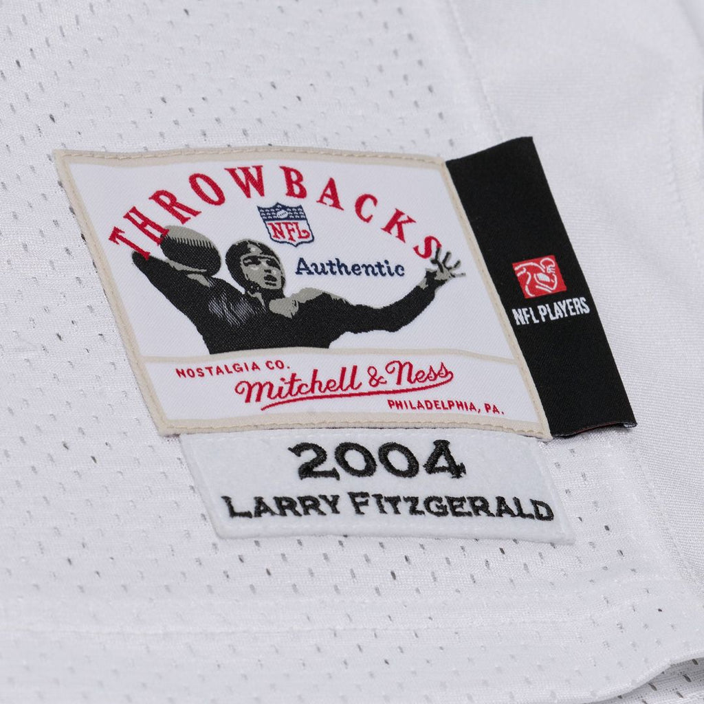 Larry Fitzgerald Arizona Cardinals White Big & Tall 2004 Legacy Retired Player Jersey