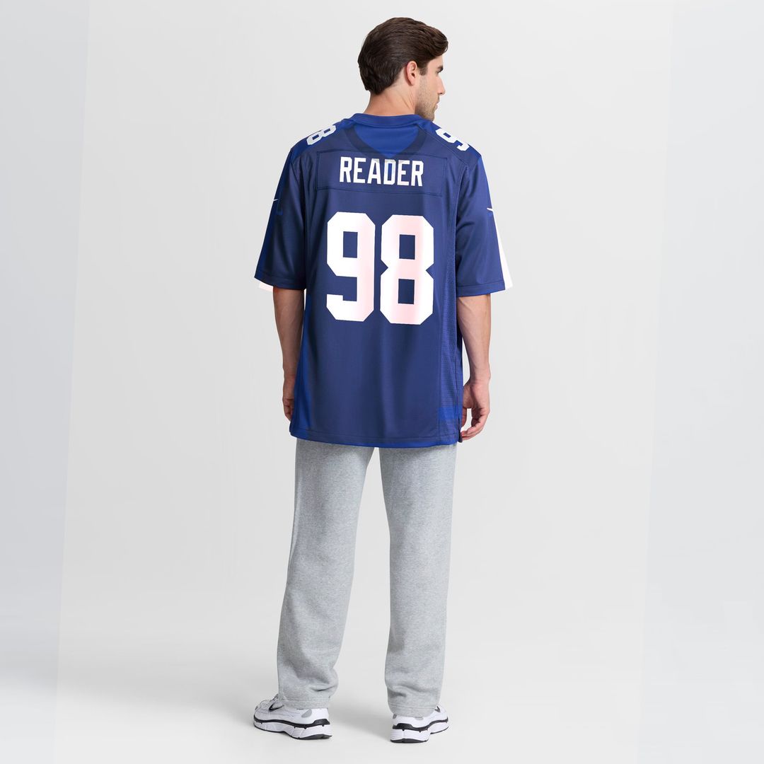 D.J. Reader New York Giants Royal Game Jersey