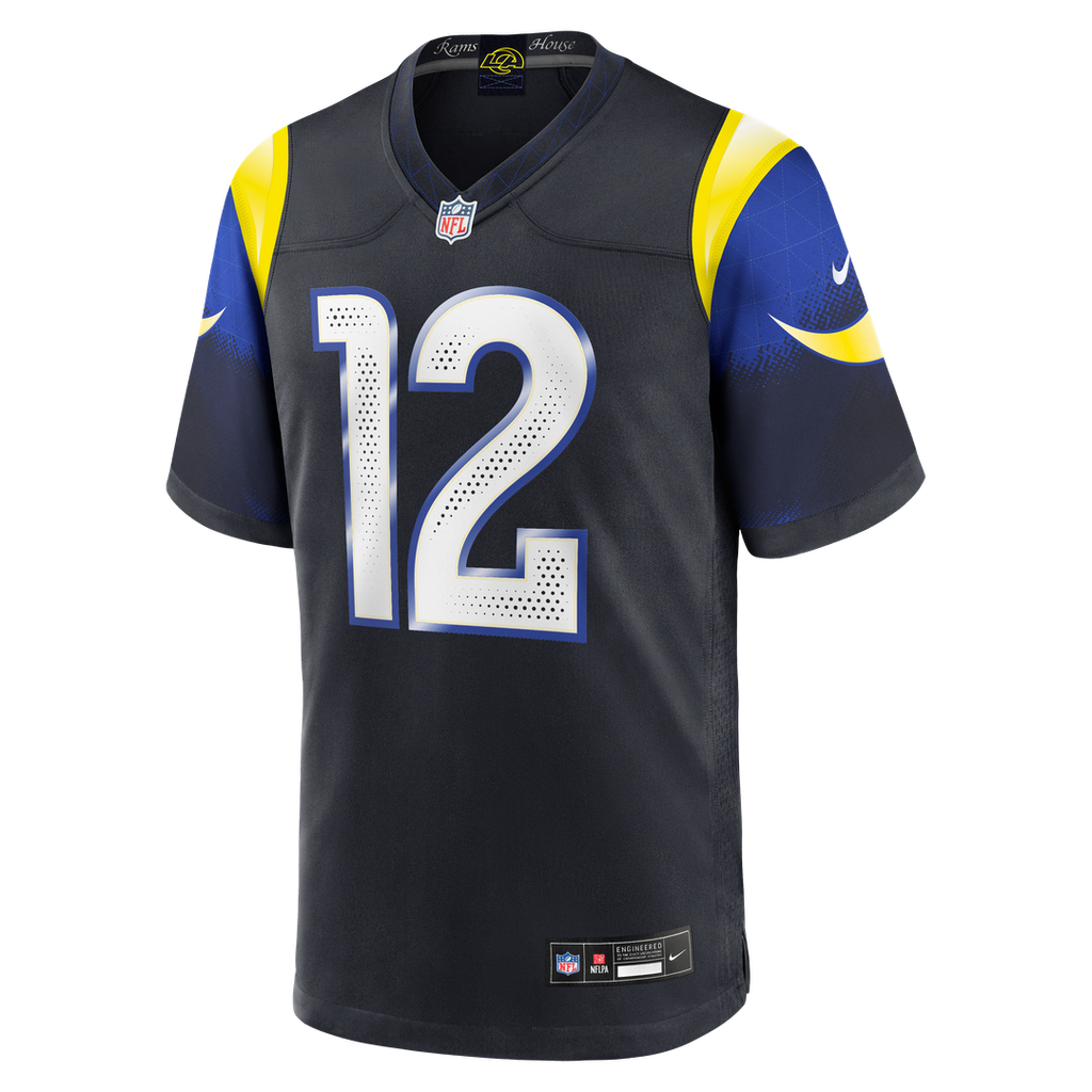 Puka Nacua Los Angeles Rams Dark Blue Rivalries Collection Game Jersey