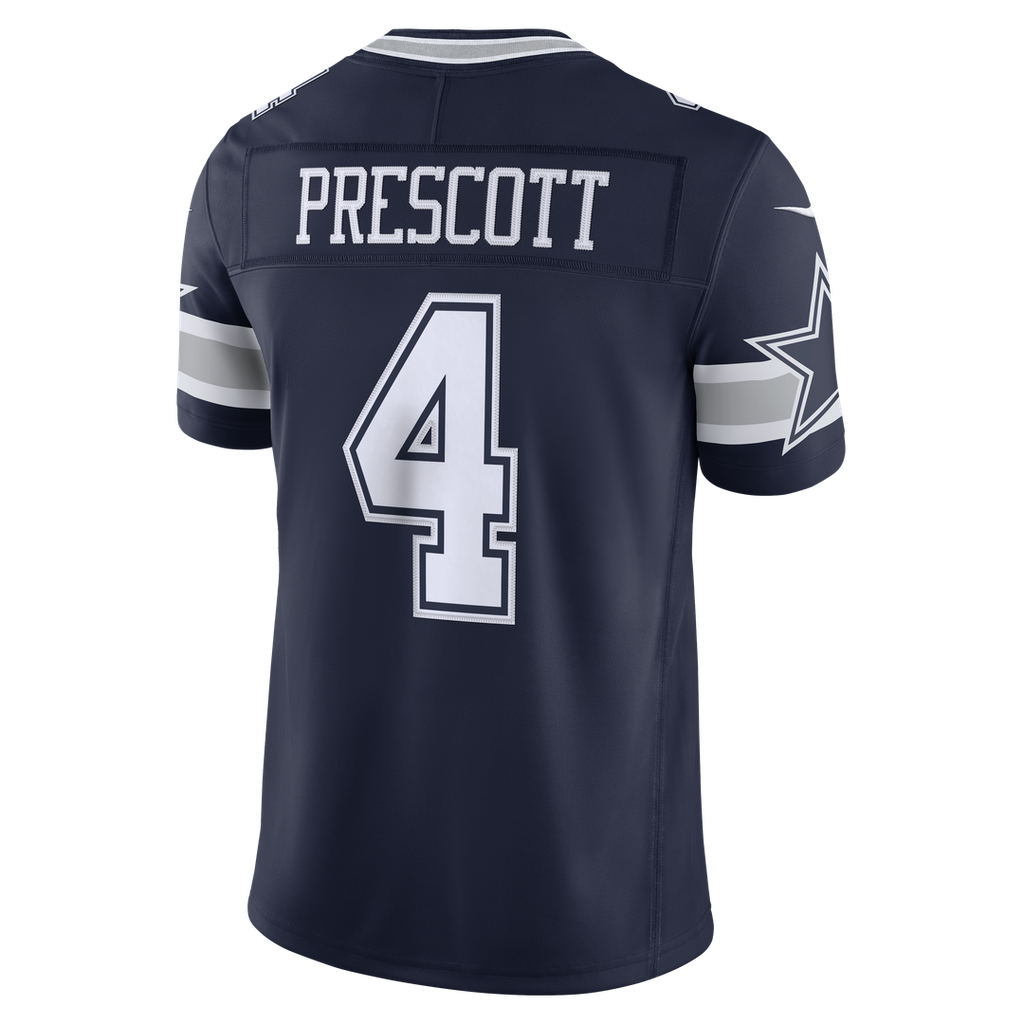 Dak Prescott Dallas Cowboys Navy Team Vapor F.U.S.E. Stitched Limited Jersey
