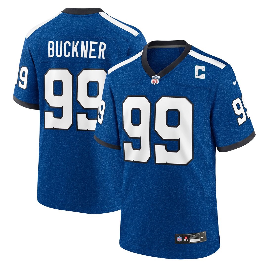 DeForest Buckner Indianapolis Colts Blue Alternate Game Jersey