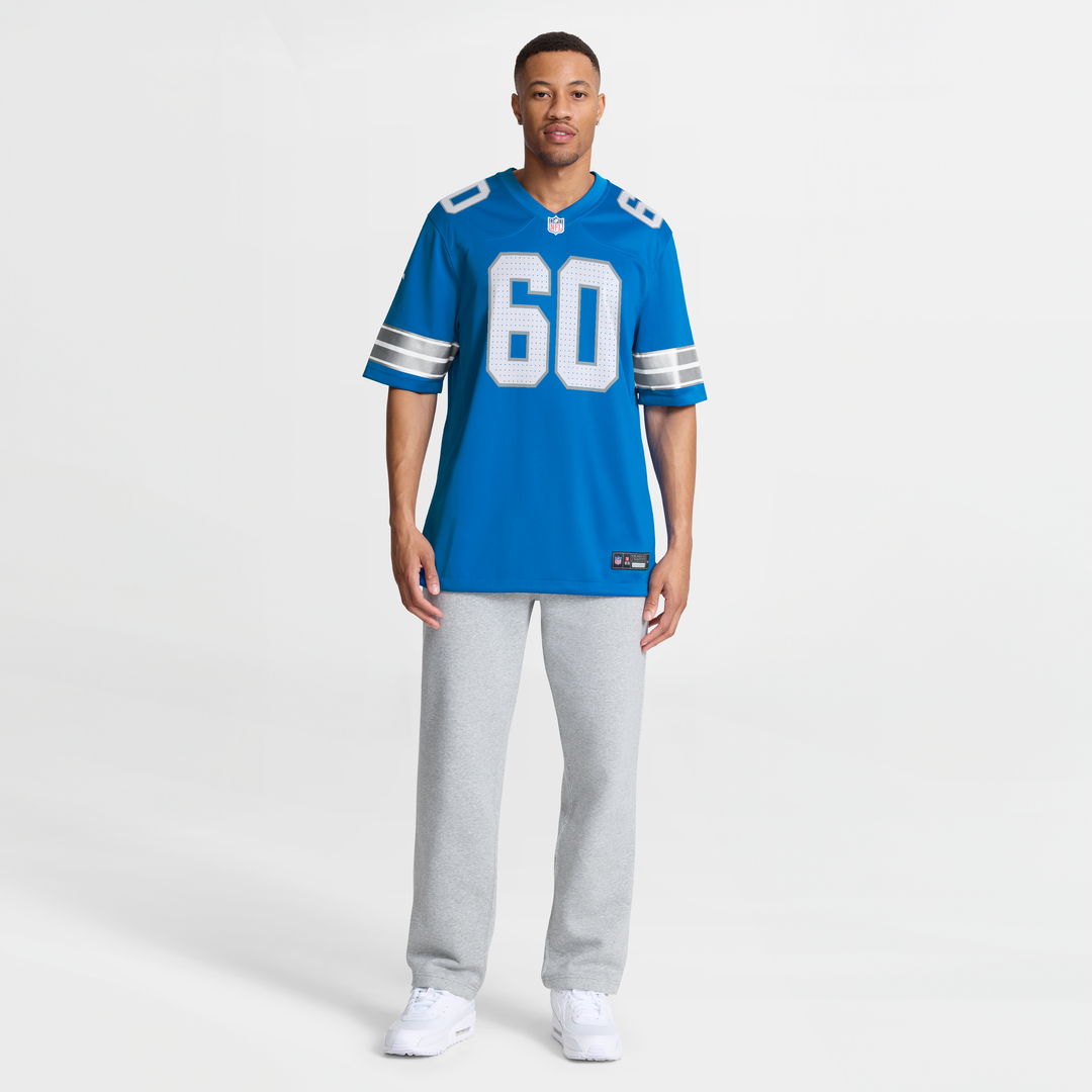 Graham Glasgow Detroit Lions Blue Team Game Jersey