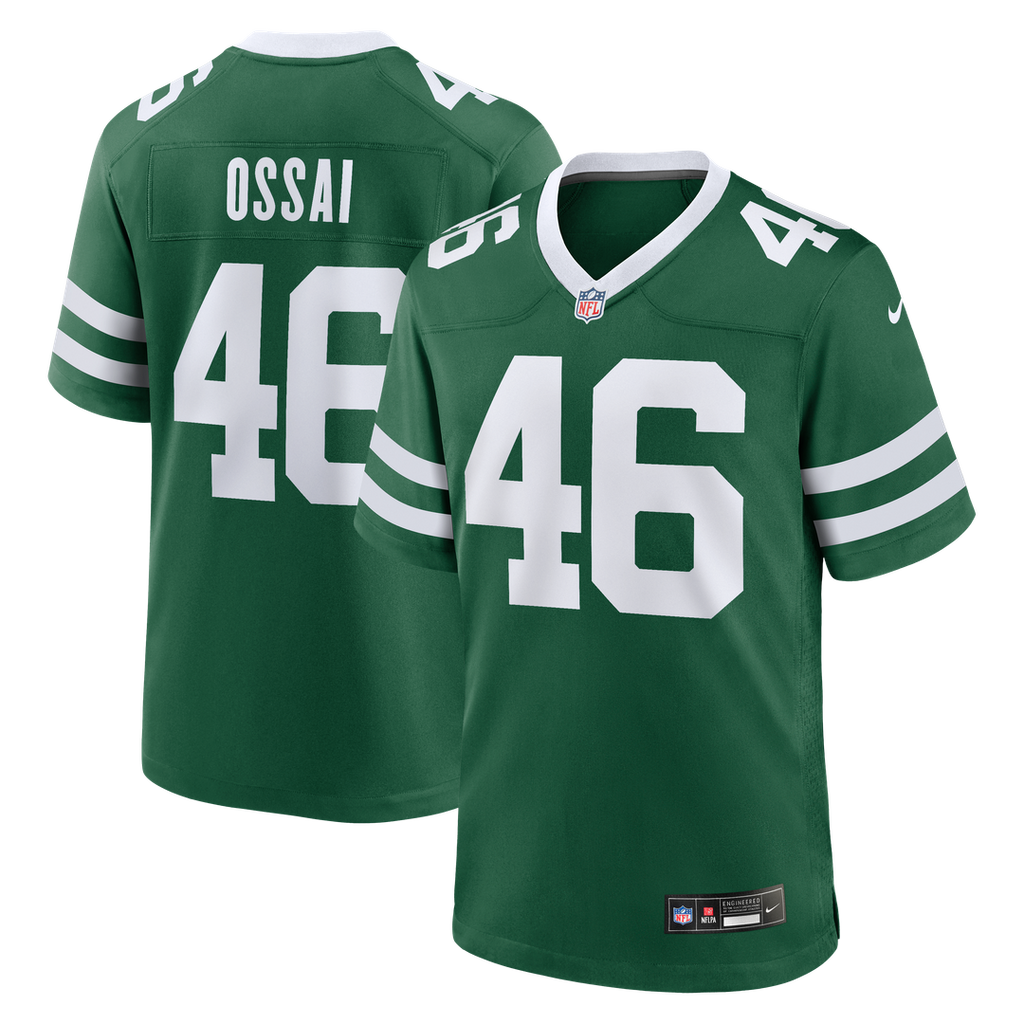 Joseph Ossai New York Jets Legacy Green Team Game Jersey